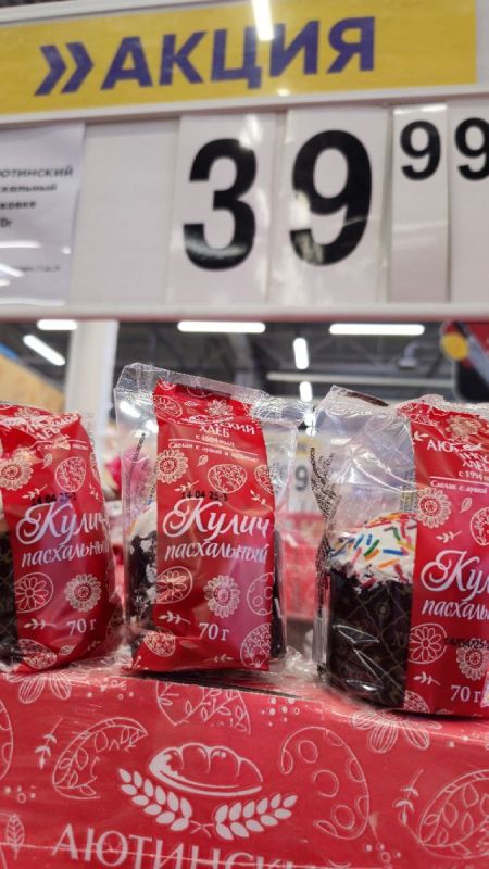 Цены на куличи в Ленте: что ждет покупателей в 2025 году?