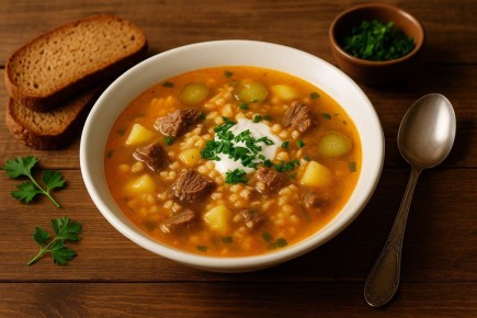 Рассольник с огурцами: как в детстве, но лучше