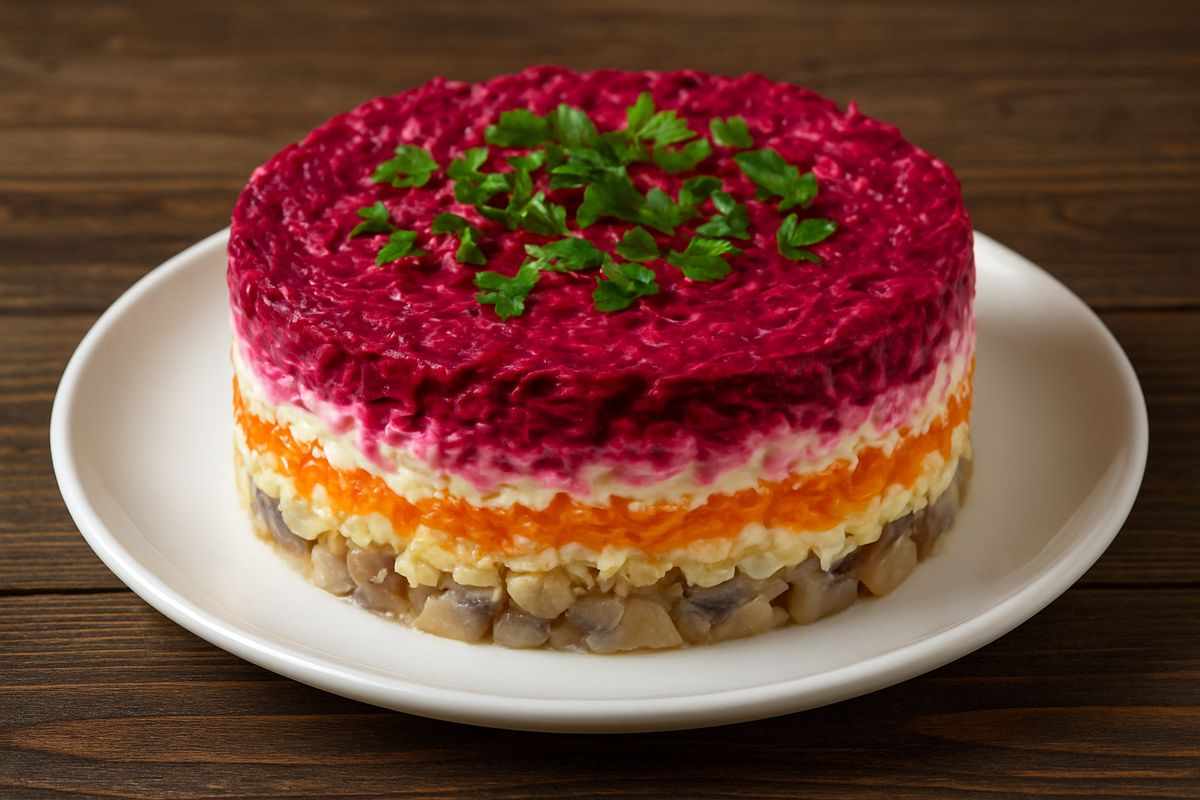 Селёдка под шубой: идеальный салат за 20 минут