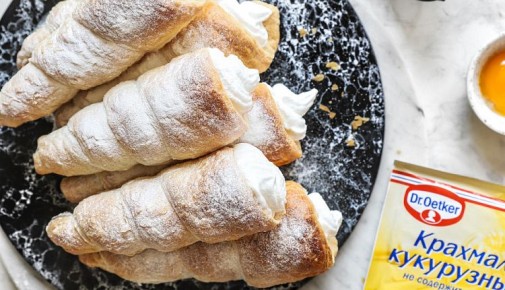 Трубочки с белковым кремом: рецепт из детства