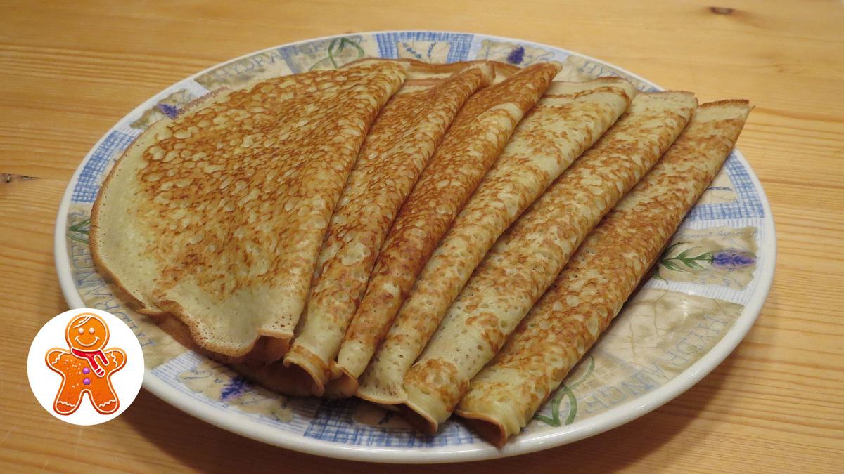 Вкусные блины на кефире