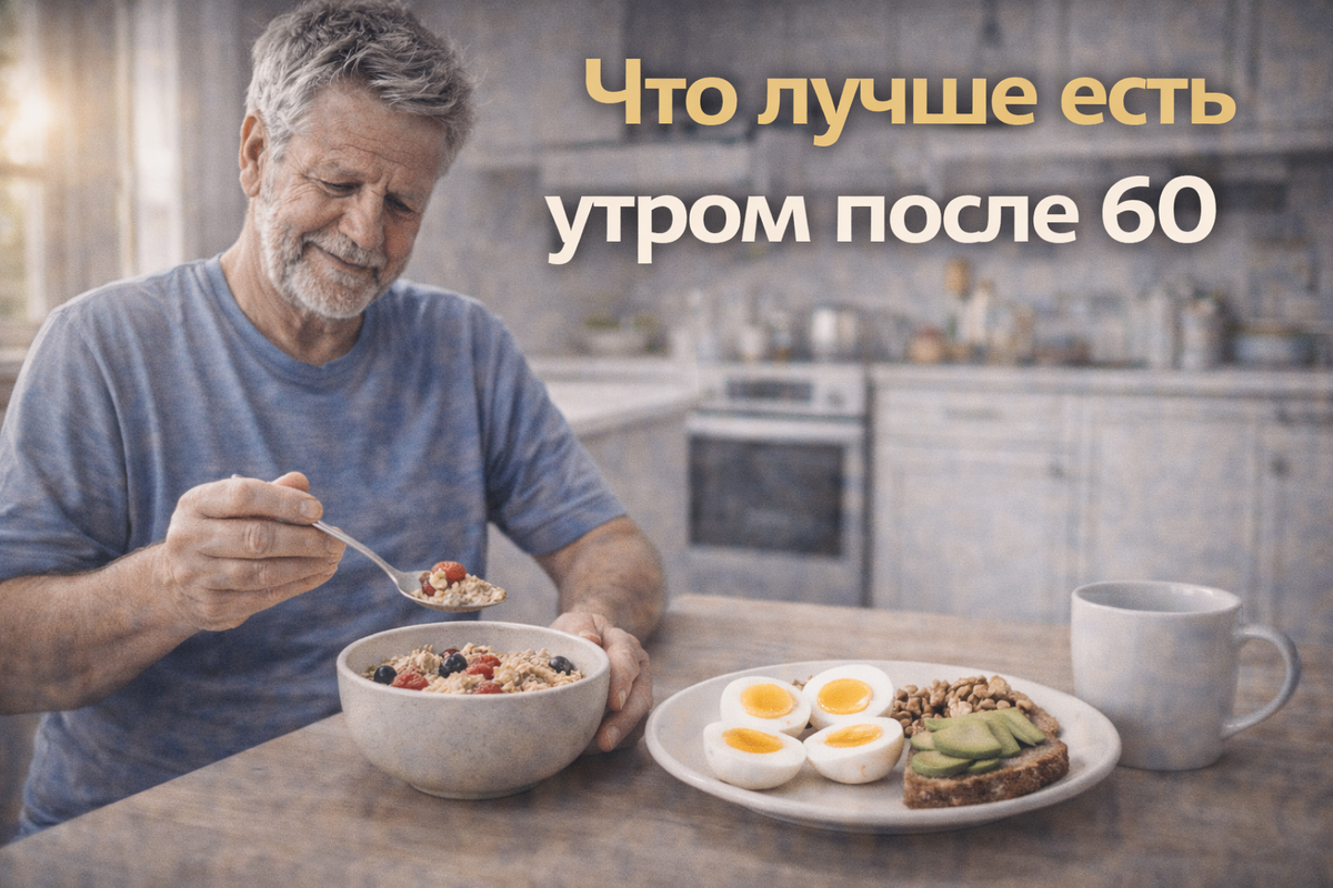 Как правильно завтракать после 60, чтобы чувствовать себя энергичным