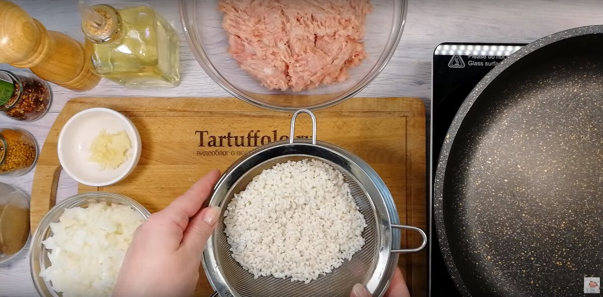Вкусный ужин за 30 минут: мясные шарики с рисом