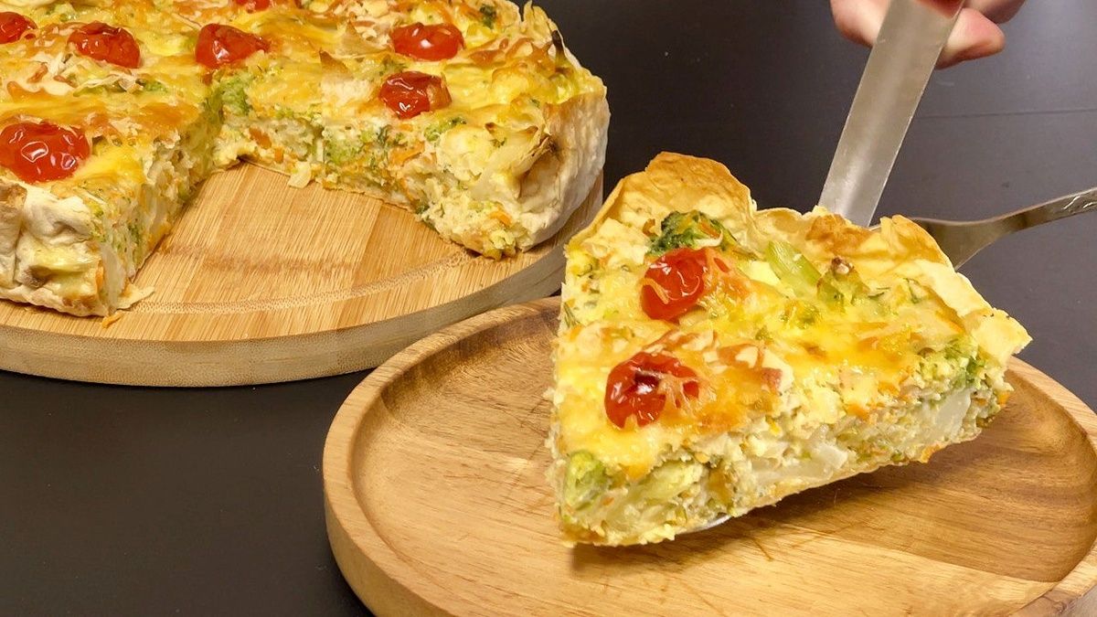 Необычный открытый овощной пирог на лаваше: рецептура на любой вкус