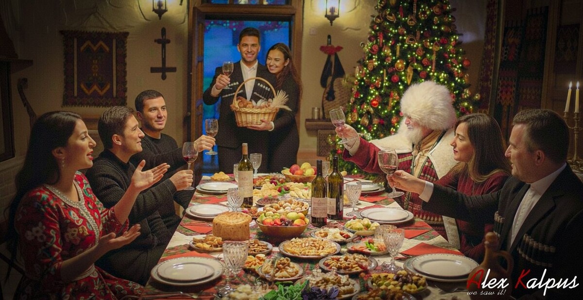 С наступающим Новым годом и Рождеством: традиции Грузии