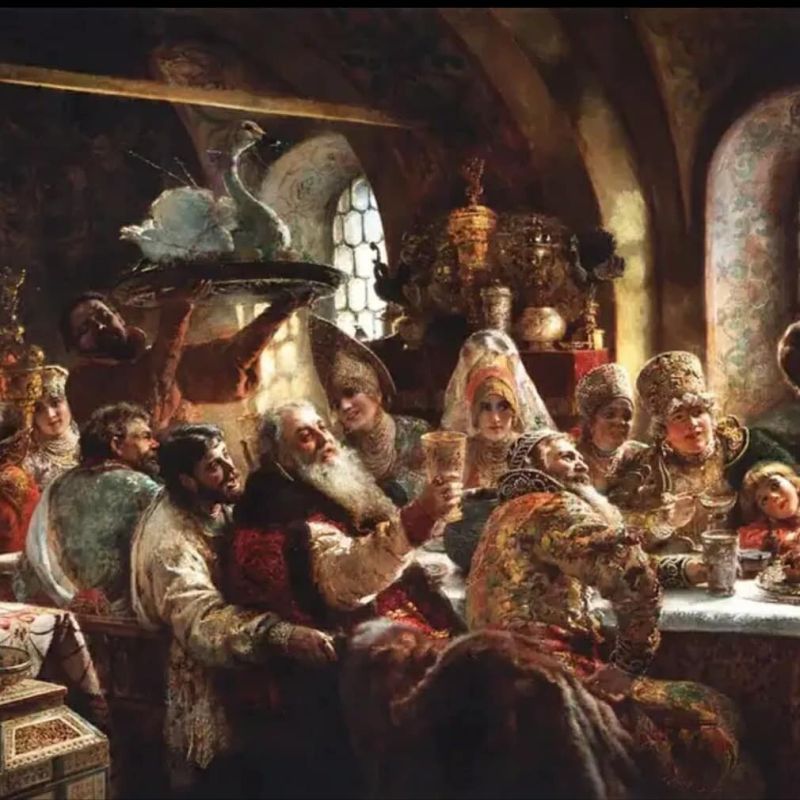 Как выглядела рождественская трапеза боярина Морозова в 1650 году