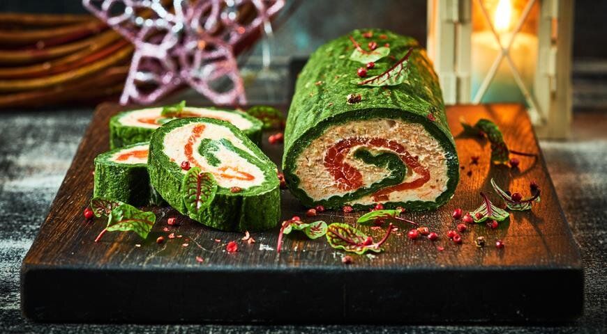 Нежный Скандинавский Рулет с Лососем