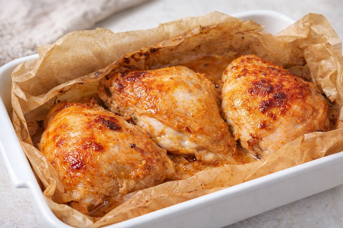 Как приготовить куриные бёдра в пергаменте: сочность и простота