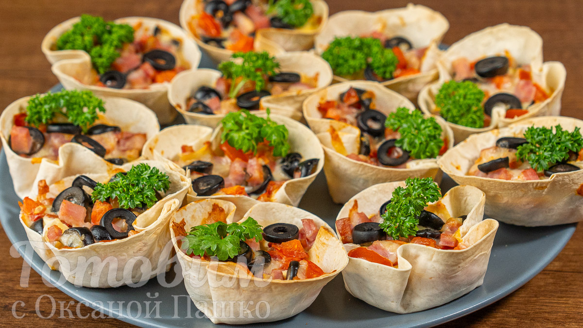 Необычные корзинки из лаваша: идеальная закуска для праздничного стола
