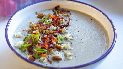 Нежный грибной крем-суп из шампиньонов, который удивит вас