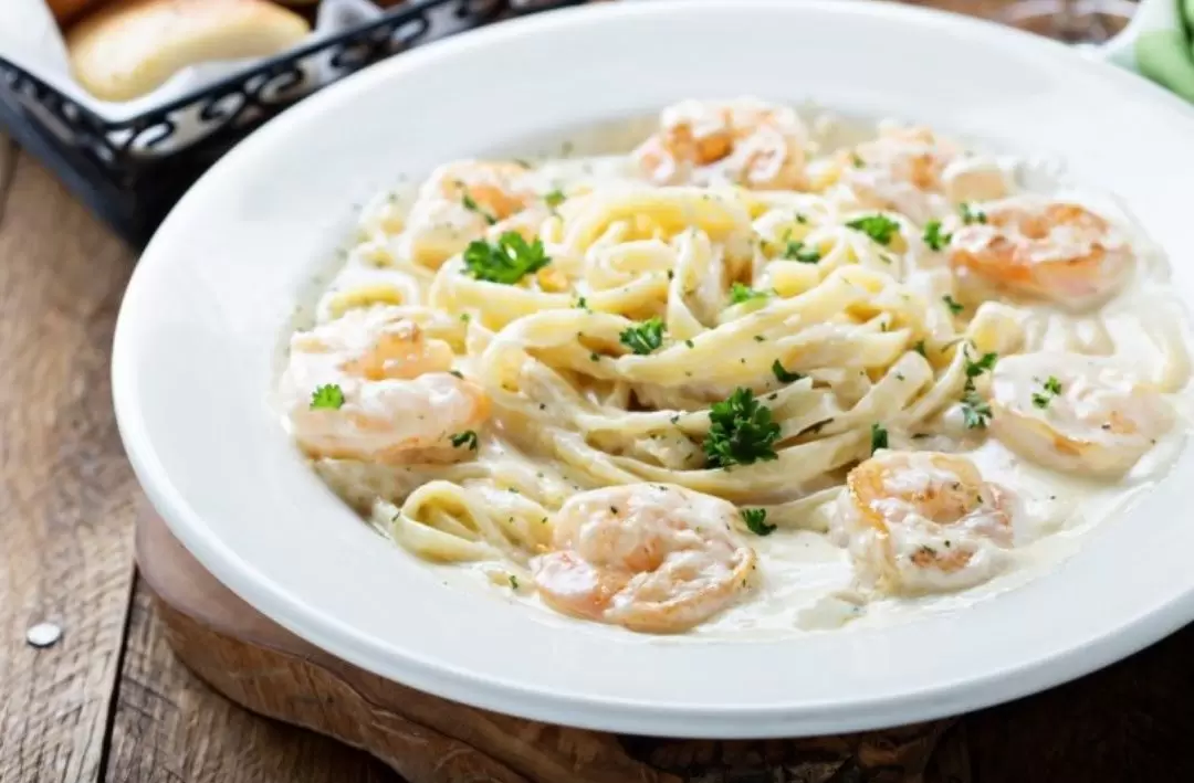 Паста с креветками в сливочном соусе: идеальное блюдо для быстрого ужина