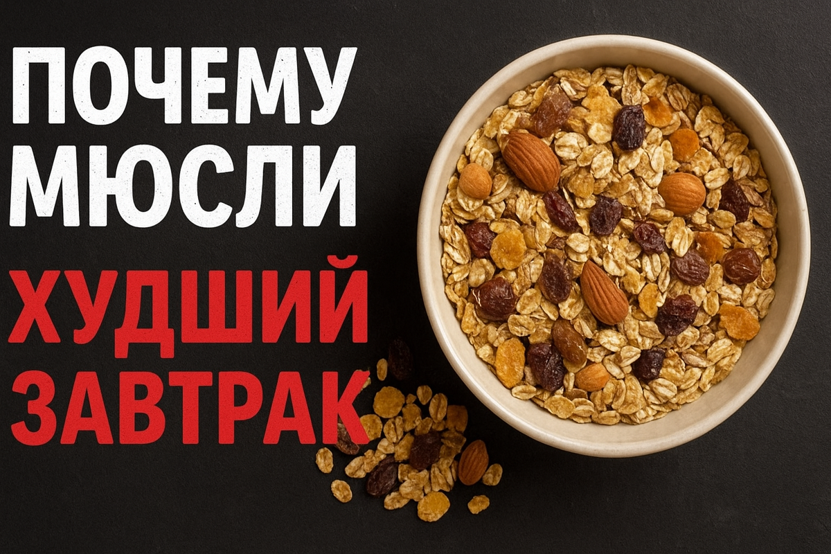 Почему мюсли на завтрак могут стать вашей худшей пищей