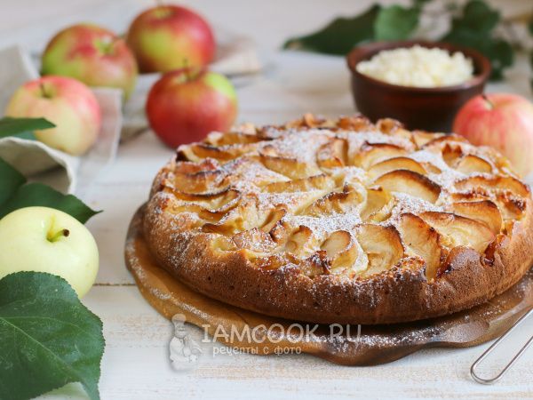 7 простых и вкусных рецептов пирогов с яблоками и творогом