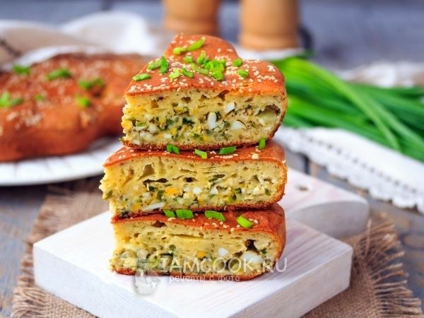 Как сделать летний пирог с зеленым луком: простые и вкусные рецепты