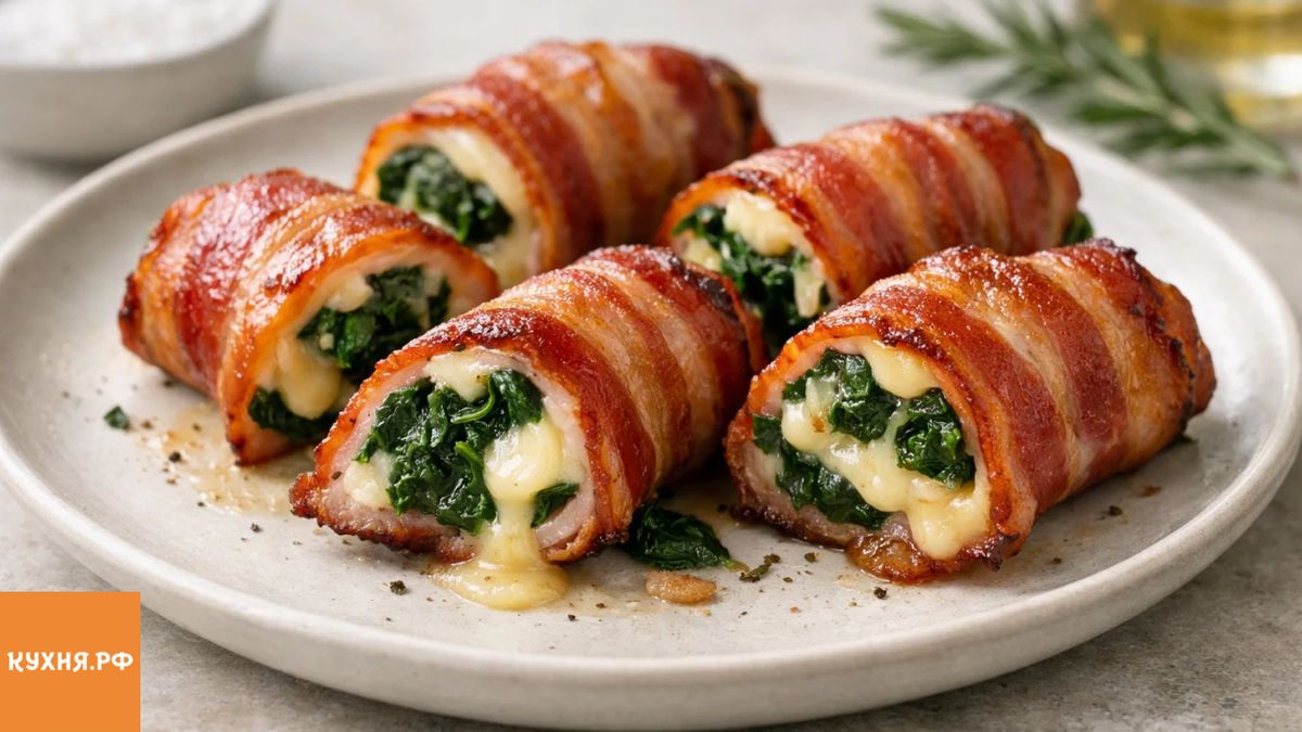 Ленивые рулетики из бекона: быстро, просто и бесподобно вкусно